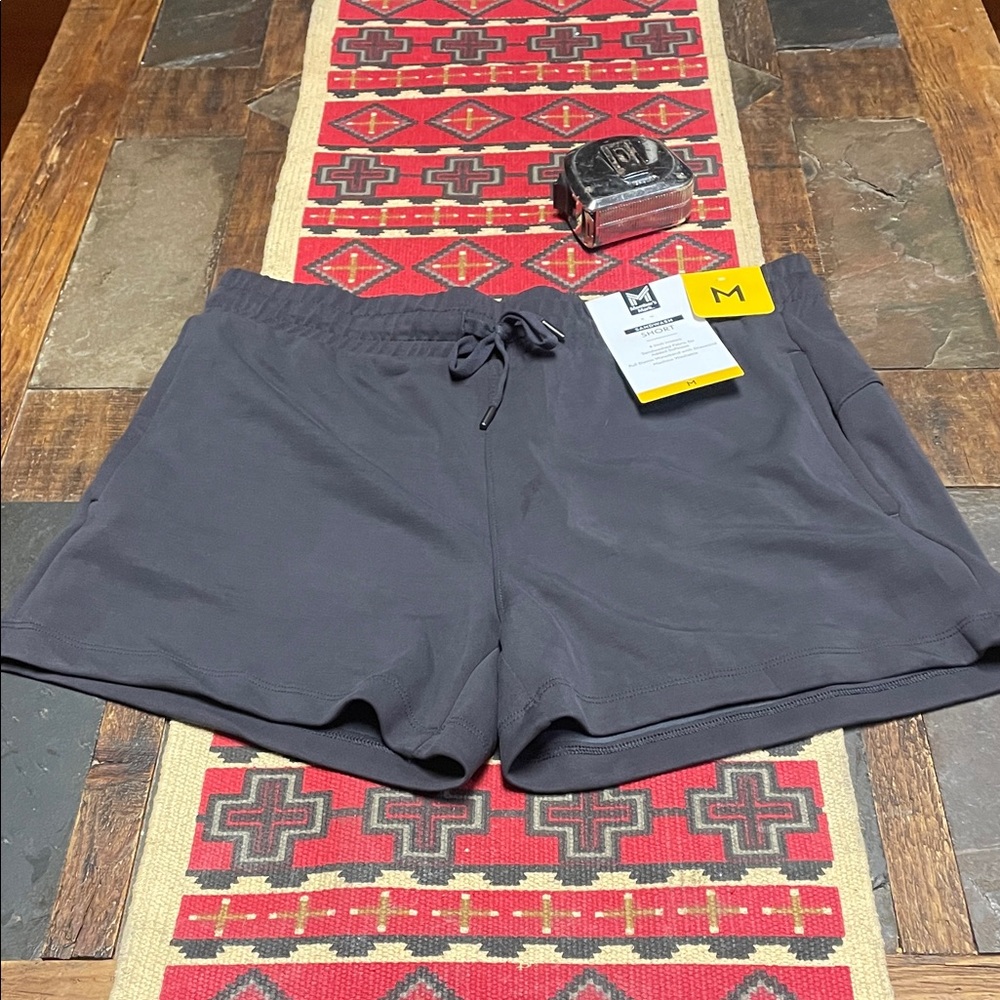 Women's Black Modal Blend Shorts
